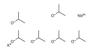 Niobium(5+) potassium 2-propanolate (1:1:6) Structure