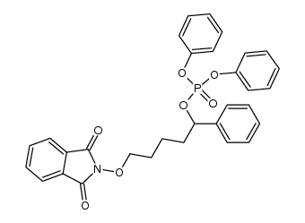 5-((1,3-dioxoisoindolin-2-yl)oxy)-1-phenylpentyl diphenyl phosphate Structure