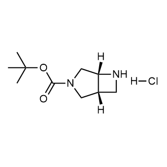 (1R,5R)-3,6-二氮杂双环[3.2.0]庚烷-3-羧酸叔丁酯盐酸盐结构式