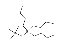 Tributylstannyl tert-butyl sulfide Structure
