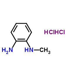N-甲基邻苯二胺盐酸盐结构式