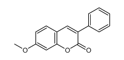 7-Methoxy-3-phenyl-2H-chromen-2-one Structure