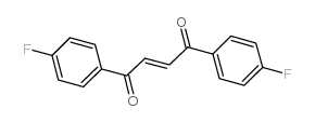 反式1,2-双(4-氟苯甲酰基)乙烯结构式
