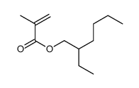 2-甲基-2-丙烯酸-2-乙基己基酯的均聚物结构式