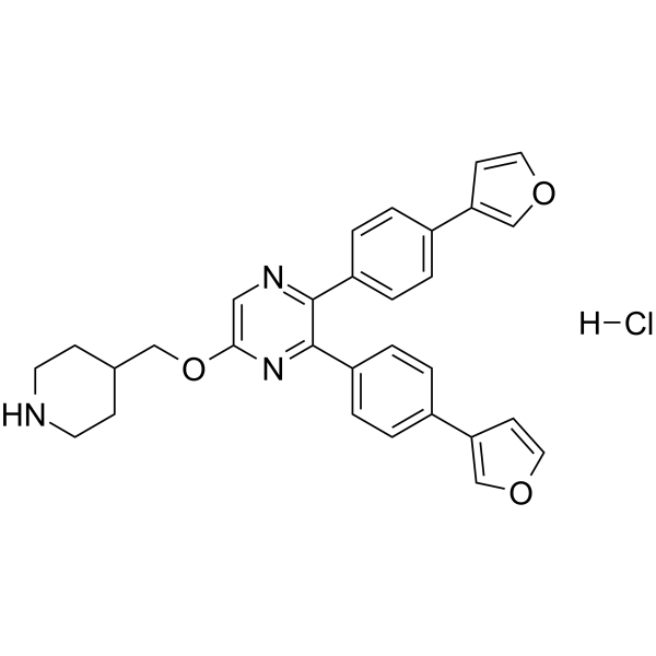 CBP/p300-IN-19 hydrochloride结构式