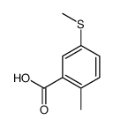 2-甲基-5-甲基硫代苯甲酸结构式