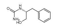 (R)-1-(1-hydroxy-3-phenylpropan-2-yl)urea结构式