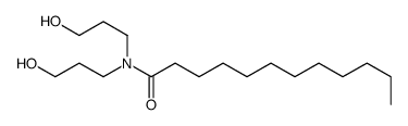 N,N-bis(3-hydroxypropyl)dodecanamide Structure