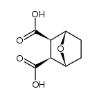 7-oxa-bicyclo{2.2.1}heptane-2-exo,3-cis-dicarboxylic acid结构式