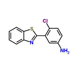 3-(2-苯并噻唑)-4-氯苯胺结构式