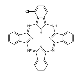 chloro-29H,31H-phthalocyanine Structure