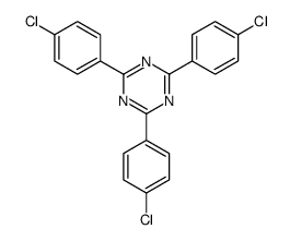 2,4,6-TRIS(P-CHLOROPHENYL)-S-TRIAZINE structure