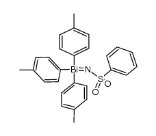 N-(tri-p-tolylbismuth)benzenesulfonamide结构式