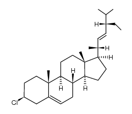 (22E)-3β-chlorostigmasta-5,22-diene结构式