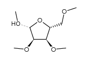 methyl 2,3,5-tri-O-methyl-D-ribofuranoside Structure