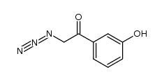 2-azido-1-(3-hydroxyphenyl)ethanone结构式