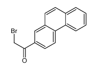 2-bromo-1-phenanthren-2-ylethanone Structure