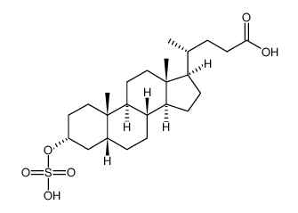 lithocholic acid sulfate结构式
