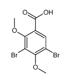 3,5-dibromo-2,4-dimethoxybenzoic acid结构式