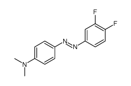 p-[(3,4-Difluorophenyl)azo]-N,N-dimethylaniline Structure