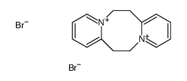 6,7,13,14-tetrahydrodipyrido[1,2-b:1',2'-f][1,5]diazocine-5,12-diium,dibromide Structure