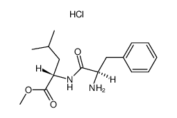 D-phenylalanyl-L-leucine methyl ester hydrochloride结构式