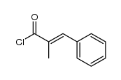 (E)-2-Methyl-3-phenylpropenoyl chloride Structure