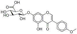 Biochanin A-7-O-β-D-glucuronide Structure