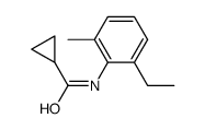 N-(2-Ethyl-6-methylphenyl)cyclopropanecarboxamide Structure