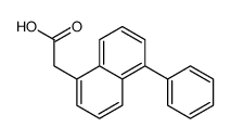 2-(5-phenylnaphthalen-1-yl)acetic acid Structure