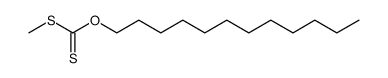 O-dodecyl-S-methyl dithiocarbonate结构式