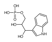 1-C-(indol-3-yl)glycerol 3-phosphate结构式