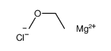 magnesium,methanidyloxyethane,chloride Structure