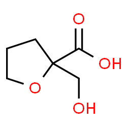 2-(羟甲基)四氢呋喃-2-羧酸结构式