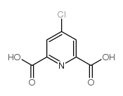 4-Chloro-2,6-pyridinedicarboxylic acid Structure