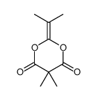 5,5-二甲基-2-(2-丙烷)-1,3-二噁烷-4,6-二酮结构式