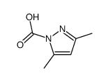 3,5-Dimethyl-1H-pyrazole-1-carboxylic acid结构式