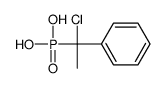 (1-chloro-1-phenylethyl)phosphonic acid Structure