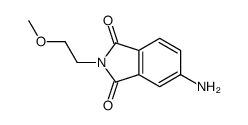 5-amino-2-(2-methoxyethyl)isoindole-1,3-dione Structure