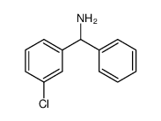 [1-phenyl-1-(3-chlorophenyl)methyl]amine结构式