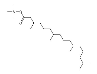 3,7,11,15-Tetramethylhexadecanoic acid trimethylsilyl ester结构式
