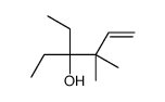3-ethyl-4,4-dimethylhex-5-en-3-ol Structure