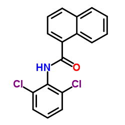 N-(2,6-Dichlorophenyl)-1-naphthamide结构式