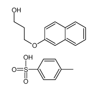 4-methylbenzenesulfonic acid,3-naphthalen-2-yloxypropan-1-ol Structure