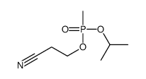 3-[methyl(propan-2-yloxy)phosphoryl]oxypropanenitrile Structure