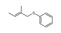 E-2-methyl-1-phenylthio-2-butene结构式