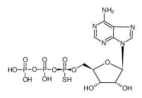 Adenosine-5''-O-(1-thiotriphosphoric acid), Rp-isomer picture