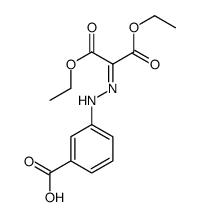 3-[2-(1,3-diethoxy-1,3-dioxopropan-2-ylidene)hydrazinyl]benzoic acid结构式