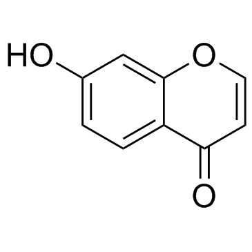 7-Hydroxy-4H-chromen-4-one Structure