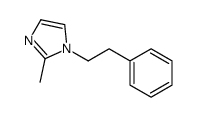 2-methyl-1-(2-phenylethyl)imidazole Structure